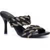 New York And Company Courtney Chain Sandal In Black