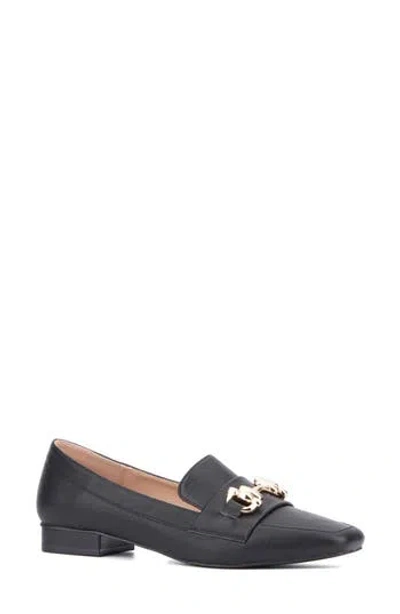 New York And Company Damara Horsebit Loafer In Black