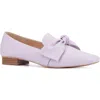 New York And Company Dominica Bow Loafer In Lilac