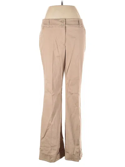 Pre-owned New York And Company Dress Pants In Brown