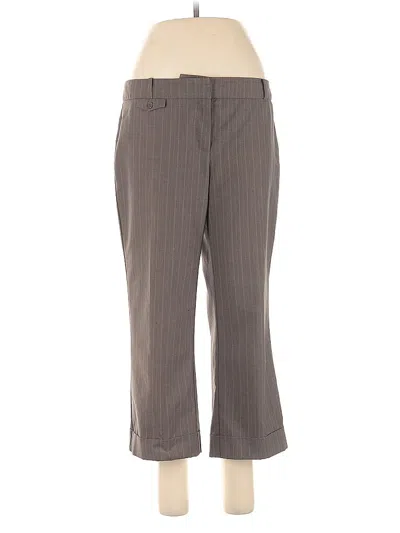 Pre-owned New York And Company Dress Pants In Brown