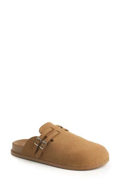 New York And Company Dulcy Double Buckl Clog In Brown