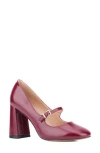 New York And Company Elaine Mary Jane Pump In Wine