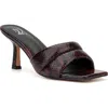 New York And Company Evelina Heeled Sandal In Burgundy