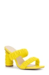 NEW YORK AND COMPANY NEW YORK AND COMPANY FAINA RUCHED STRAP SANDAL