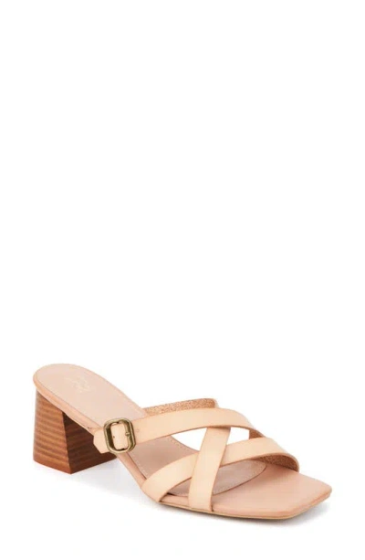 New York And Company Fantasia Heeled Sandal In Nude