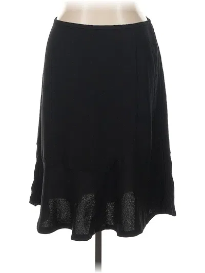 Pre-owned New York And Company Formal Skirt In Black