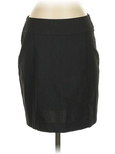 Pre-owned New York And Company Formal Skirt In Black