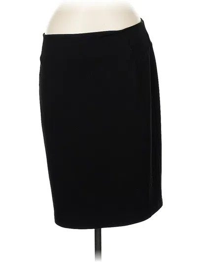 Pre-owned New York And Company Formal Skirt In Black
