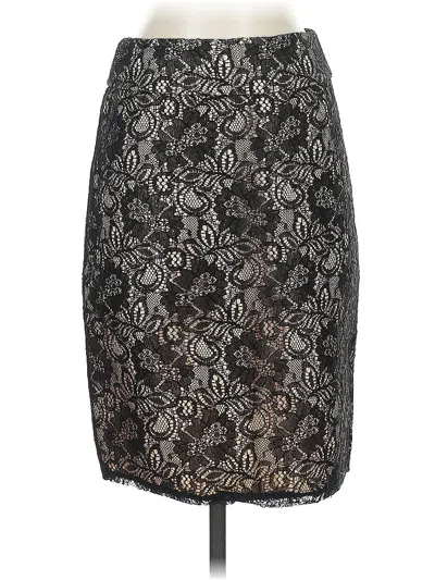 Pre-owned New York And Company Formal Skirt In Black