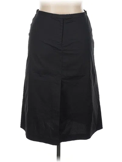 Pre-owned New York And Company Formal Skirt In Black