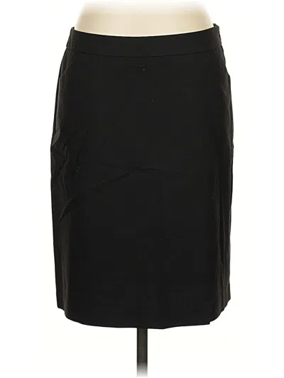 Pre-owned New York And Company Formal Skirt In Black