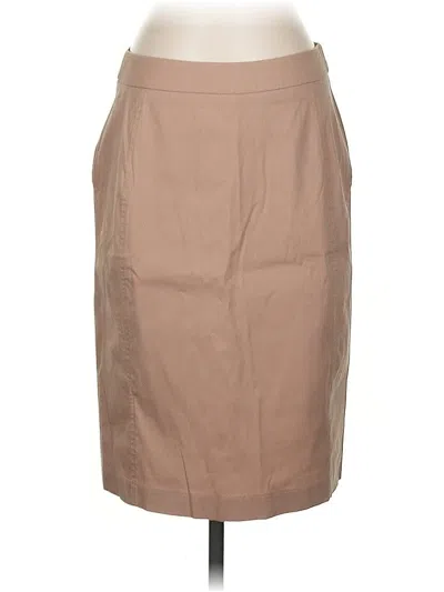 Pre-owned New York And Company Formal Skirt In Brown