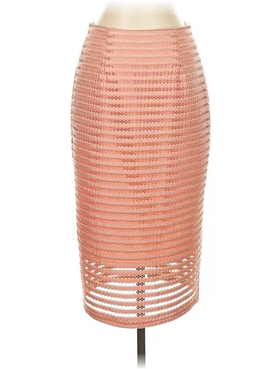 Pre-owned New York And Company Formal Skirt In Pink