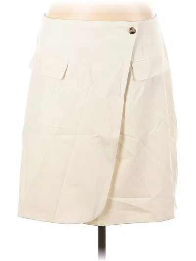 New York And Company Formal Skirt In White