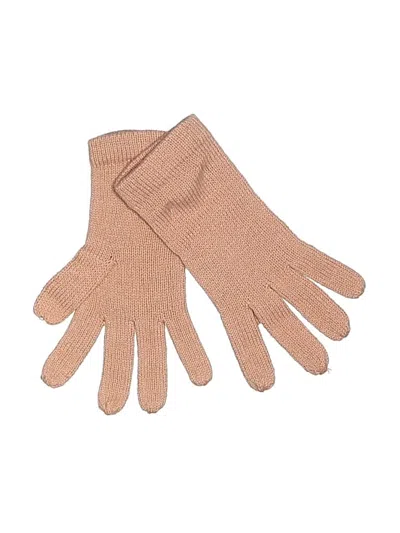 Pre-owned New York And Company Gloves In Tan