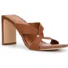 New York And Company Inna Sandal In Cognac