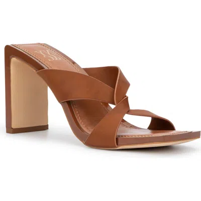New York And Company Inna Sandal In Cognac