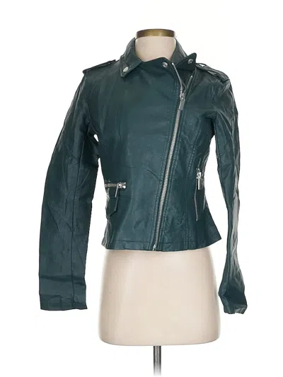 Pre-owned New York And Company Jacket In Green