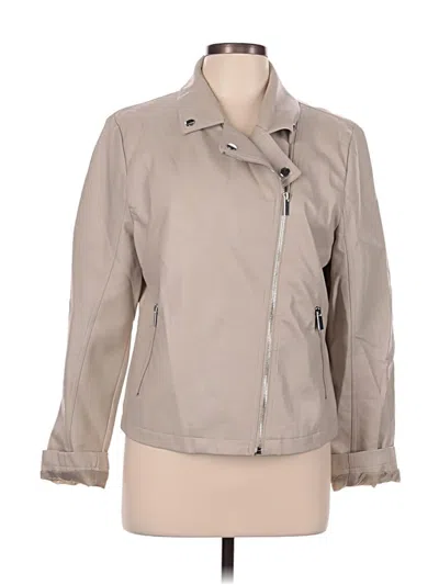 Pre-owned New York And Company Jacket In Tan