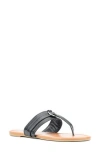 New York And Company Juliana Slide Sandal In Black