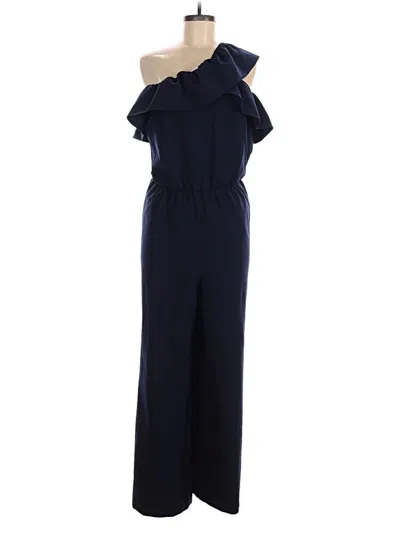Pre-owned New York And Company Jumpsuit In Blue