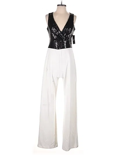 Pre-owned New York And Company Jumpsuit In White