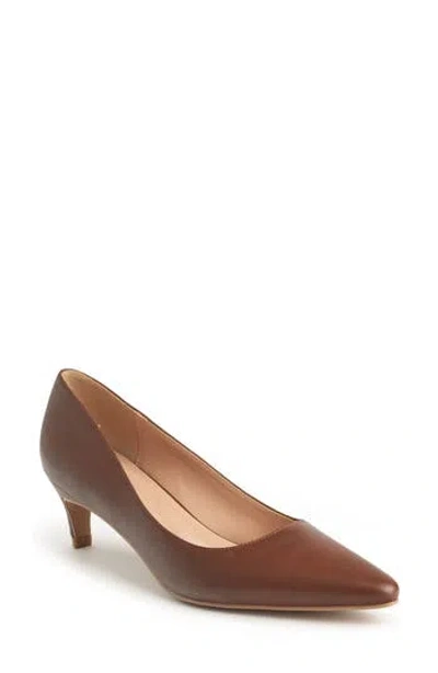 New York And Company Kaelyn Kitten Heel Pump In Brown