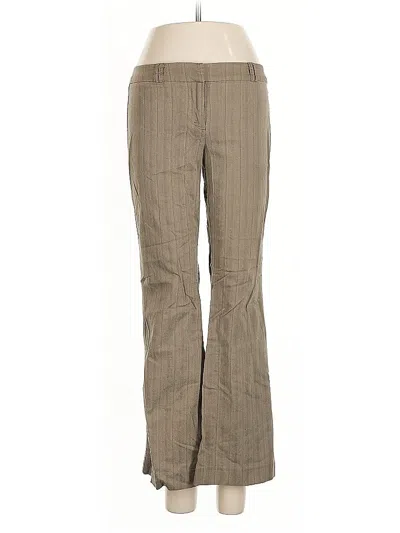 Pre-owned New York And Company Khaki Pant In Brown