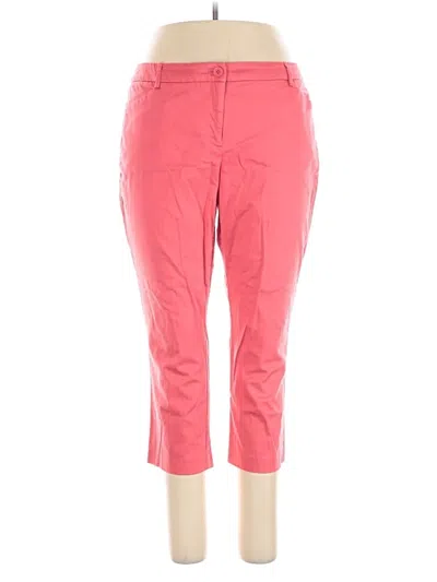 Pre-owned New York And Company Khaki Pant In Pink
