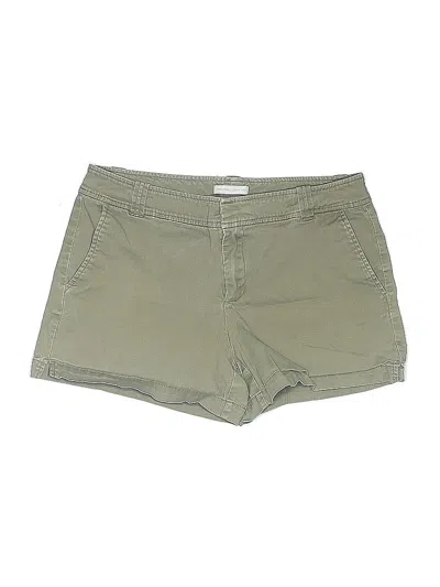 Pre-owned New York And Company Khaki Shorts In Green