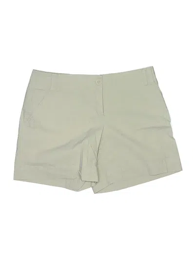 Pre-owned New York And Company Khaki Shorts In White