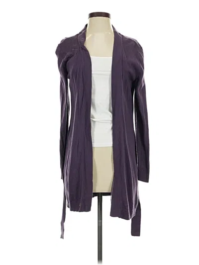 Pre-owned New York And Company Kimono In Purple