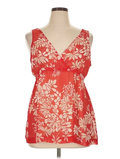 Pre-owned New York And Company Kimono In Red
