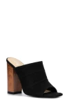 New York And Company Lacinda Block Heel Sandal In Black
