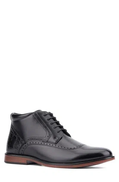 New York And Company Lennon Brogue Boot In Black