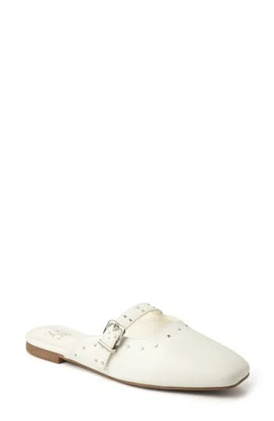 New York And Company Lyanna Mary Jane Mule In White