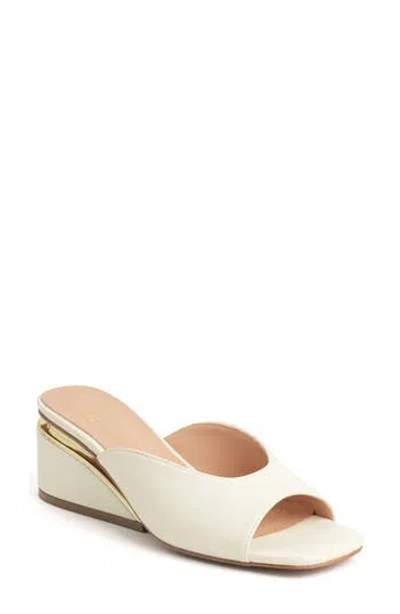 New York And Company Malany Wedge Slide Sandal In White