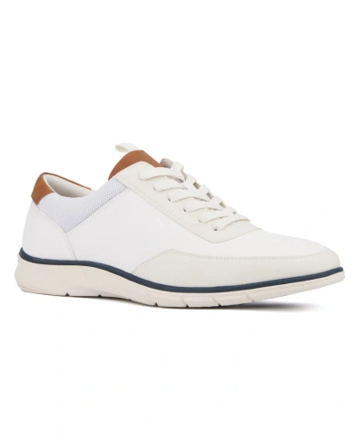 New York And Company Men's Beto Low Top Sneakers In White