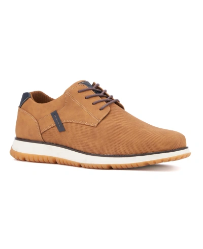 New York And Company Men's Coda Low Top Sneakers In Camel