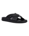 New York And Company Men's Deacon Slide Sandals In Black