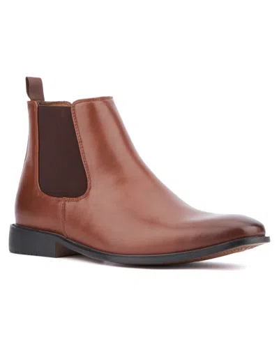 New York And Company Men's Harrison Chelsea Boots In Cognac