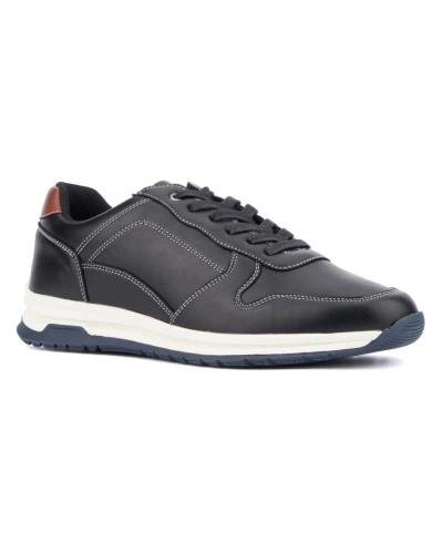 New York And Company Men's Haskel Low Top Sneakers In Black