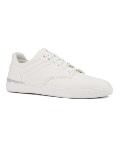 New York And Company Men's Neriah Low Top Sneakers In White