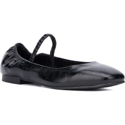 New York And Company Paris Mary Jane Flat In Black