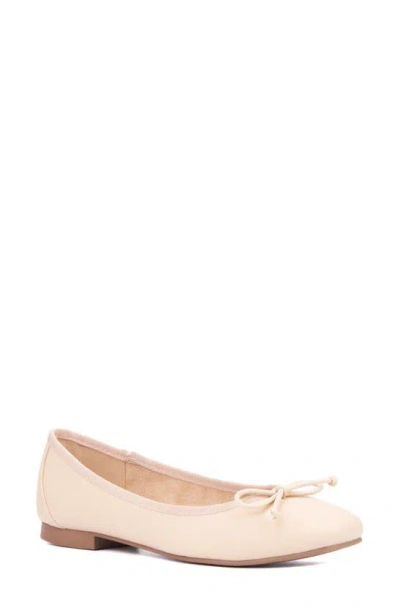 New York And Company Paulina Ballet Flat In Blush