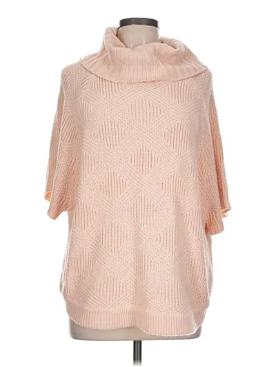 Pre-owned New York And Company Poncho In Brown