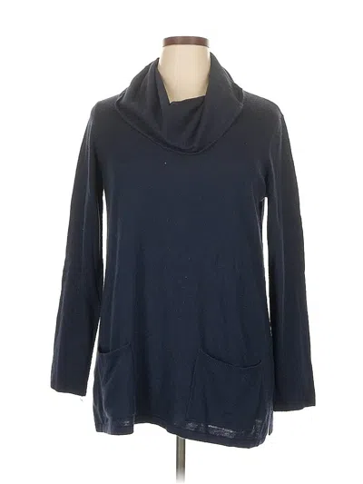 Pre-owned New York And Company Pullover Sweater In Blue