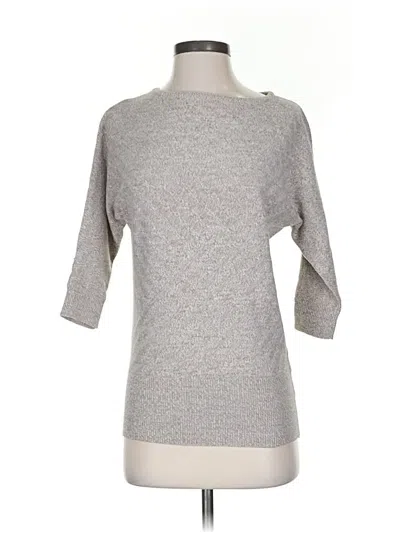 Pre-owned New York And Company Pullover Sweater In Gray