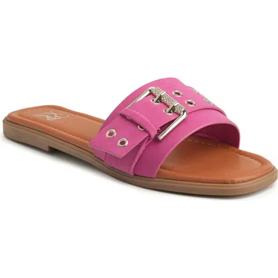 New York And Company Rey Slide Sandal In Multi